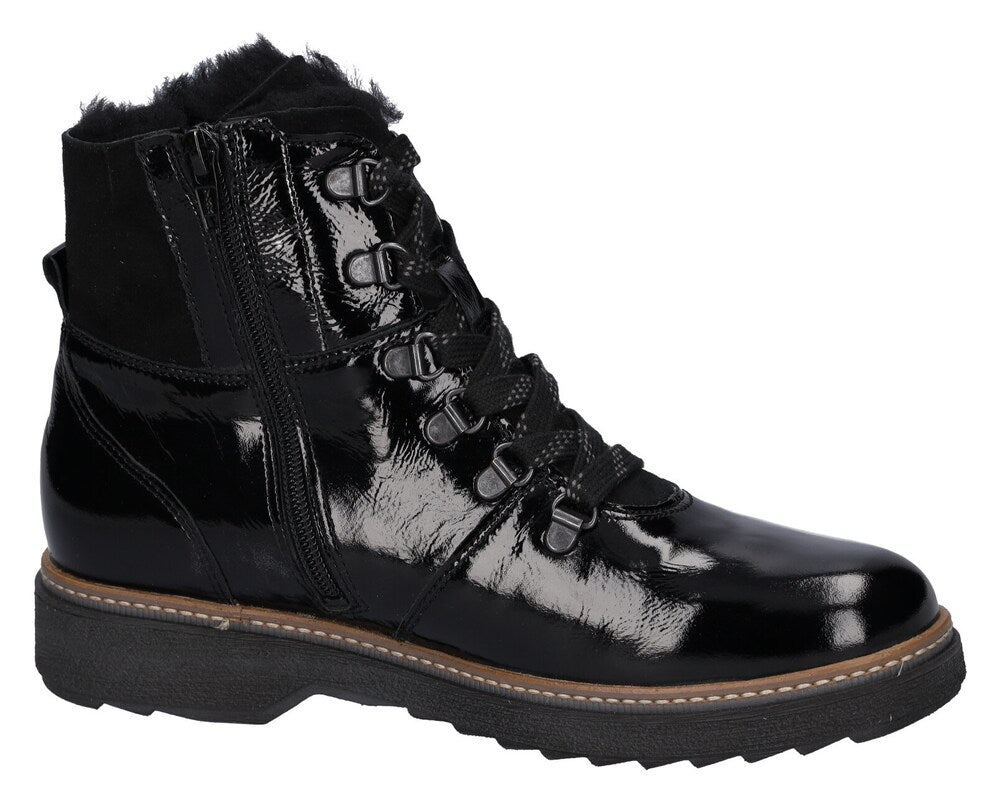 Waldläufer lace-up ankle boots, black