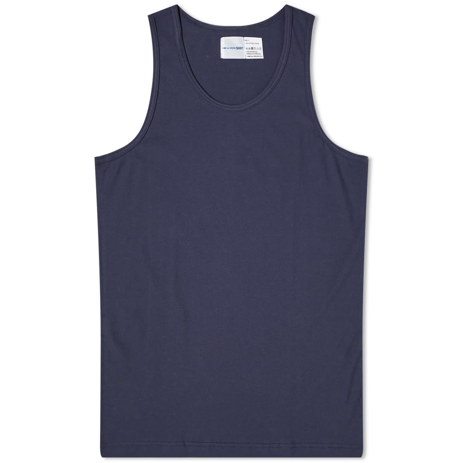 Comme Des Garçons Shirt X Sunspel Vest, navy blue