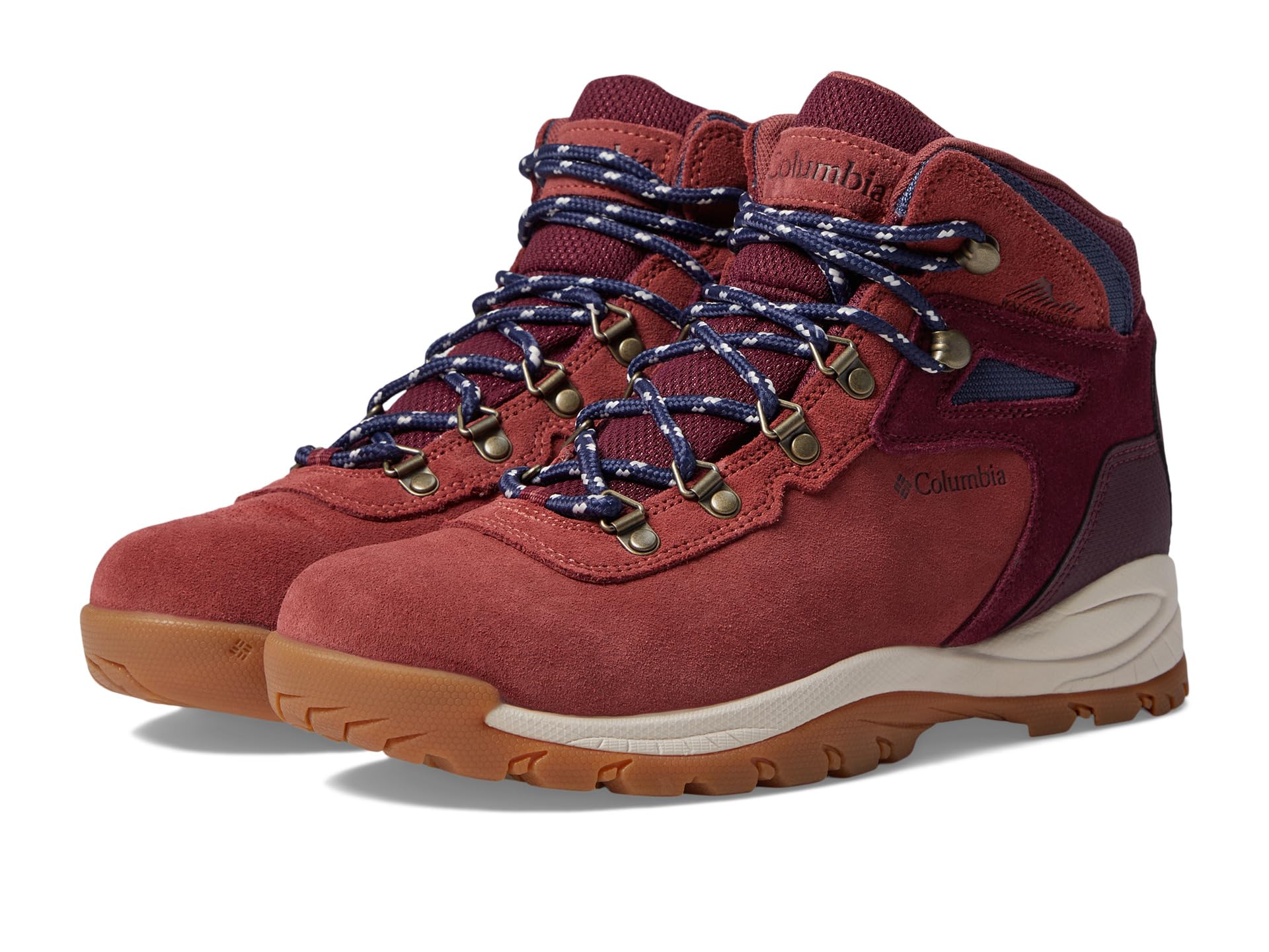 Columbia Newton Ridge Plus Waterproof Amped Trekking Boots, Burgundy