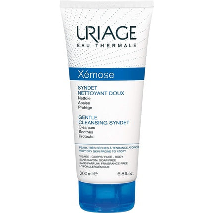 Xemose Syndet Cleanses Soothes Protects Gentle Cleansing Gel, Uriage