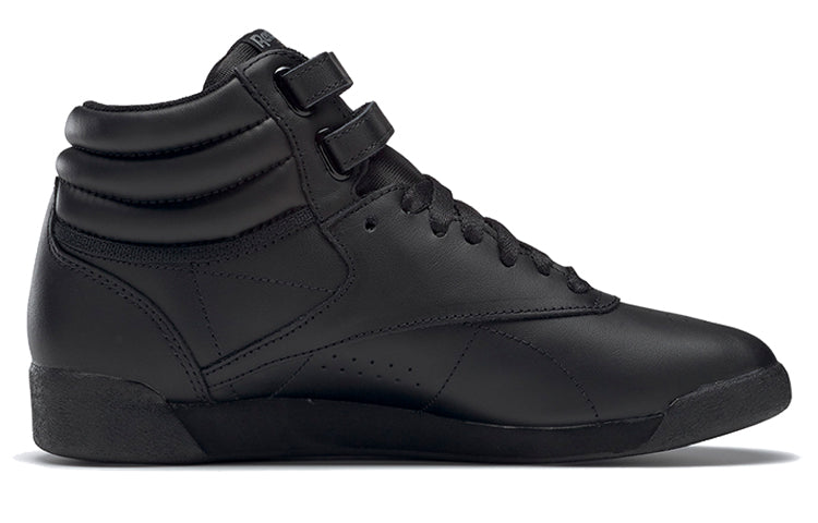 Reebok Freestyle Hi Triple Black Women's Sneakers