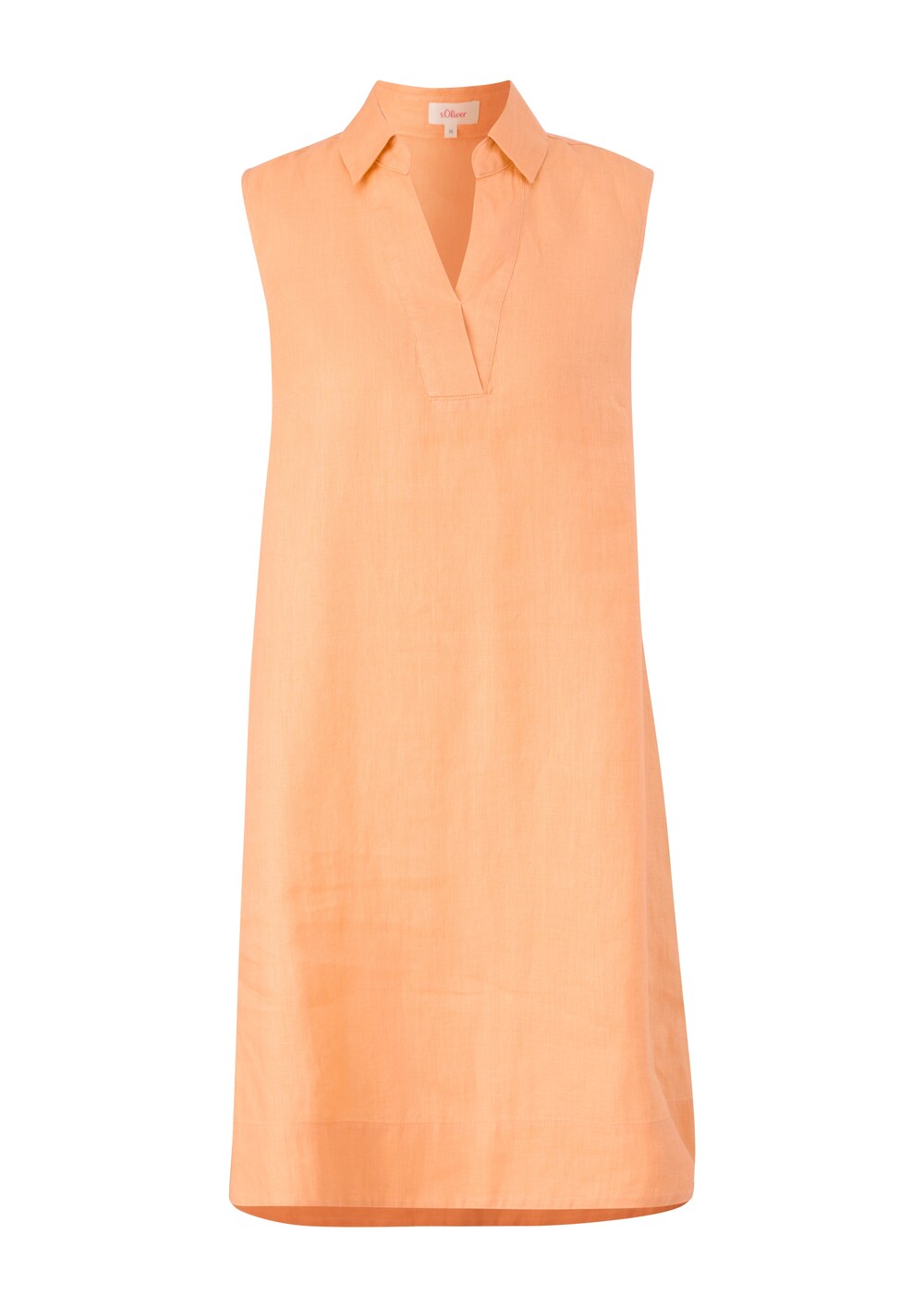 Sliver dress, spotted orange