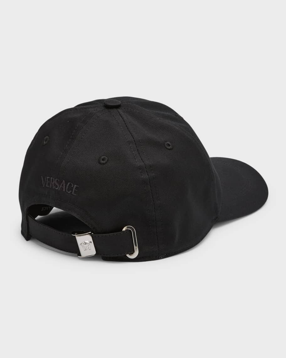 Men's baseball cap with embroidered Versace logo