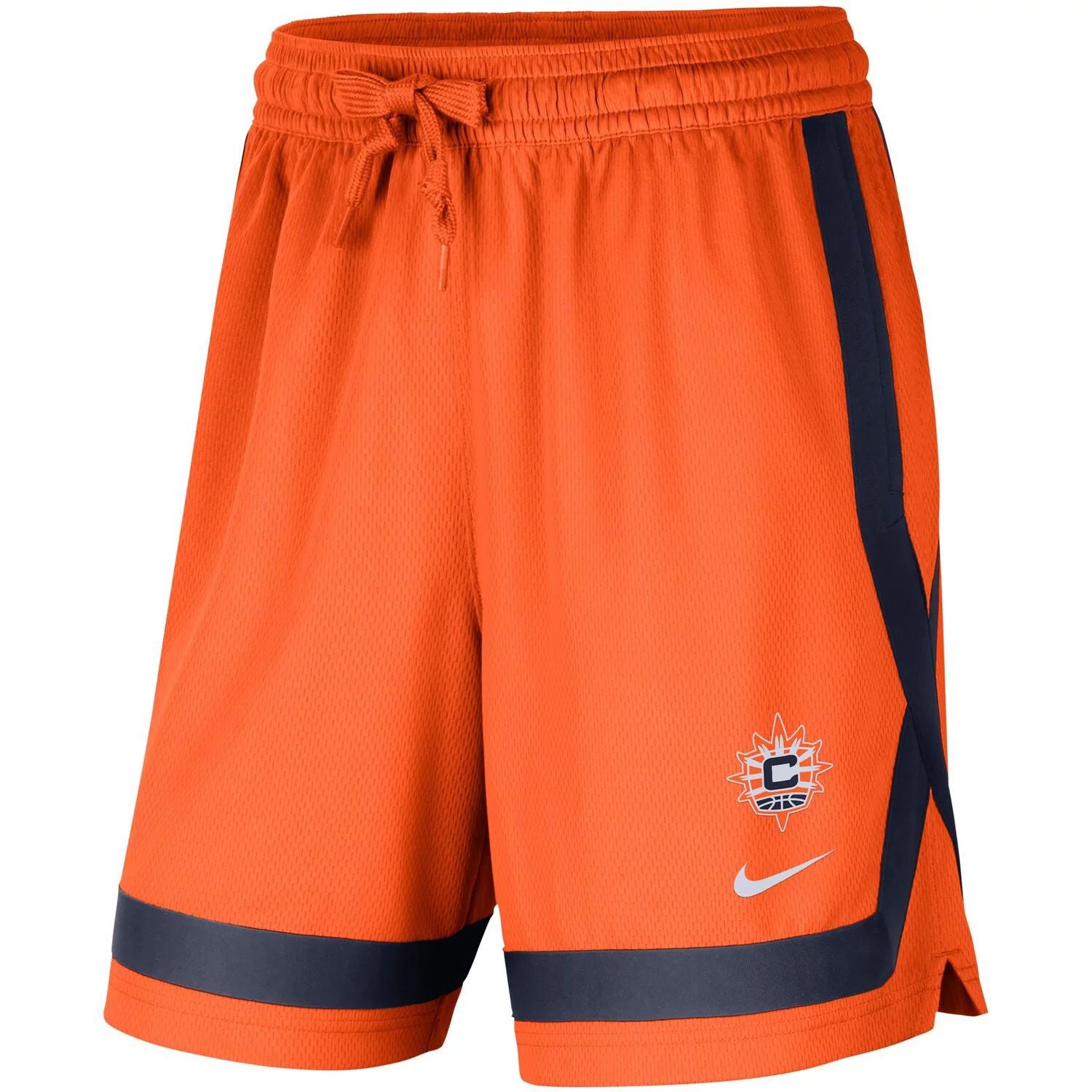 Nike Women's Orange Connecticut Sun Practice Performance Nike Shorts