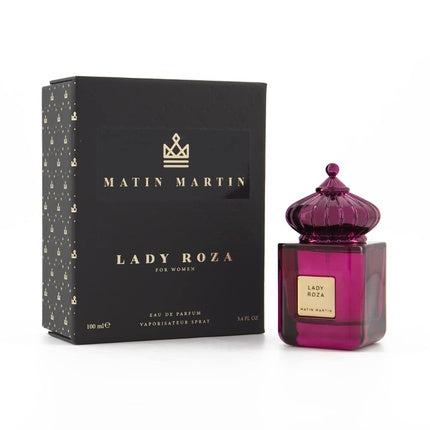 Lady Roza Eau De Parfum for Women Litch Rhubarb Bergamot Intense, sophisticated aroma Boutique of signature Arabic perfumes from Matin Martin