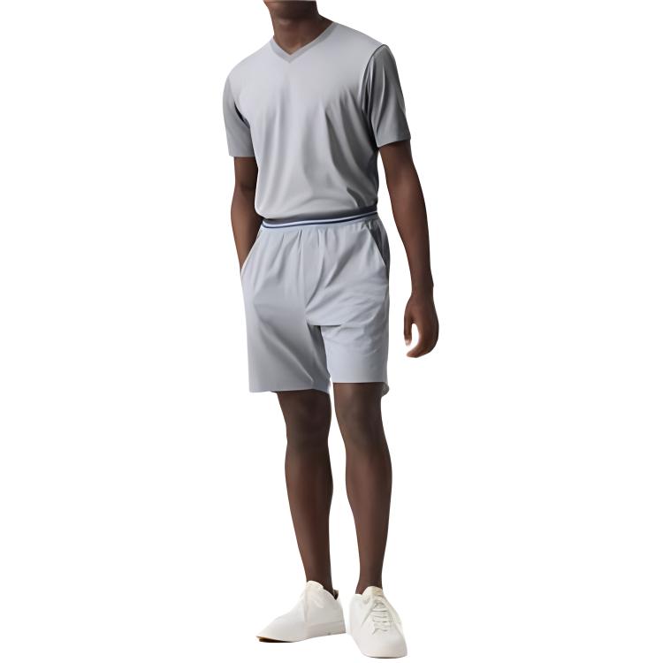 JW Anderson X Roger Federer Collaboration Series Casual Unisex Shorts Gray Uniqlo, Gray