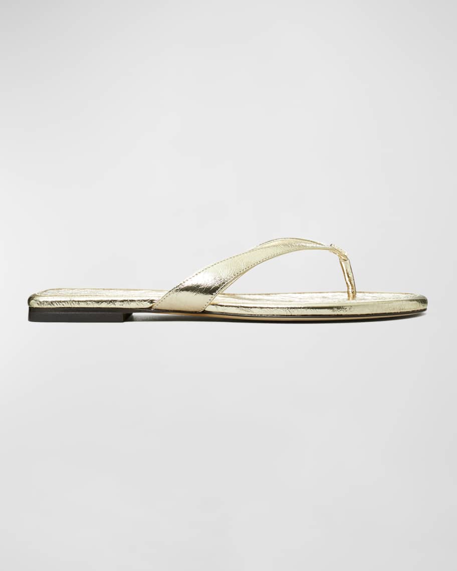 Capri Metallic Flip Flop Tory Burch Sandals