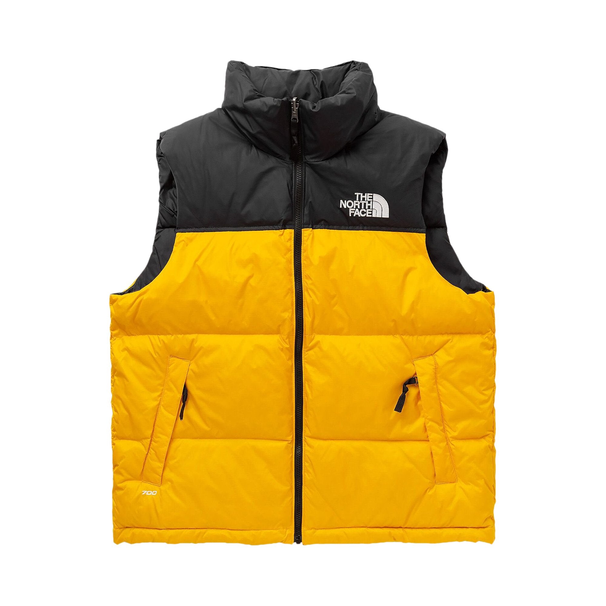 سترة The North Face Nuptse 1996 Retro باللونين الذهبي Summit/الأسود TNF