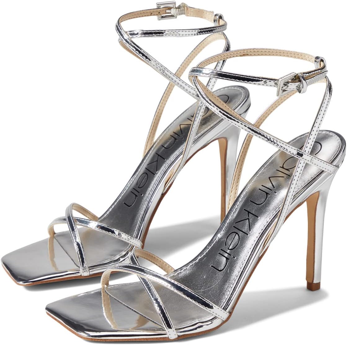 Tegin Calvin Klein Sandals, Silver