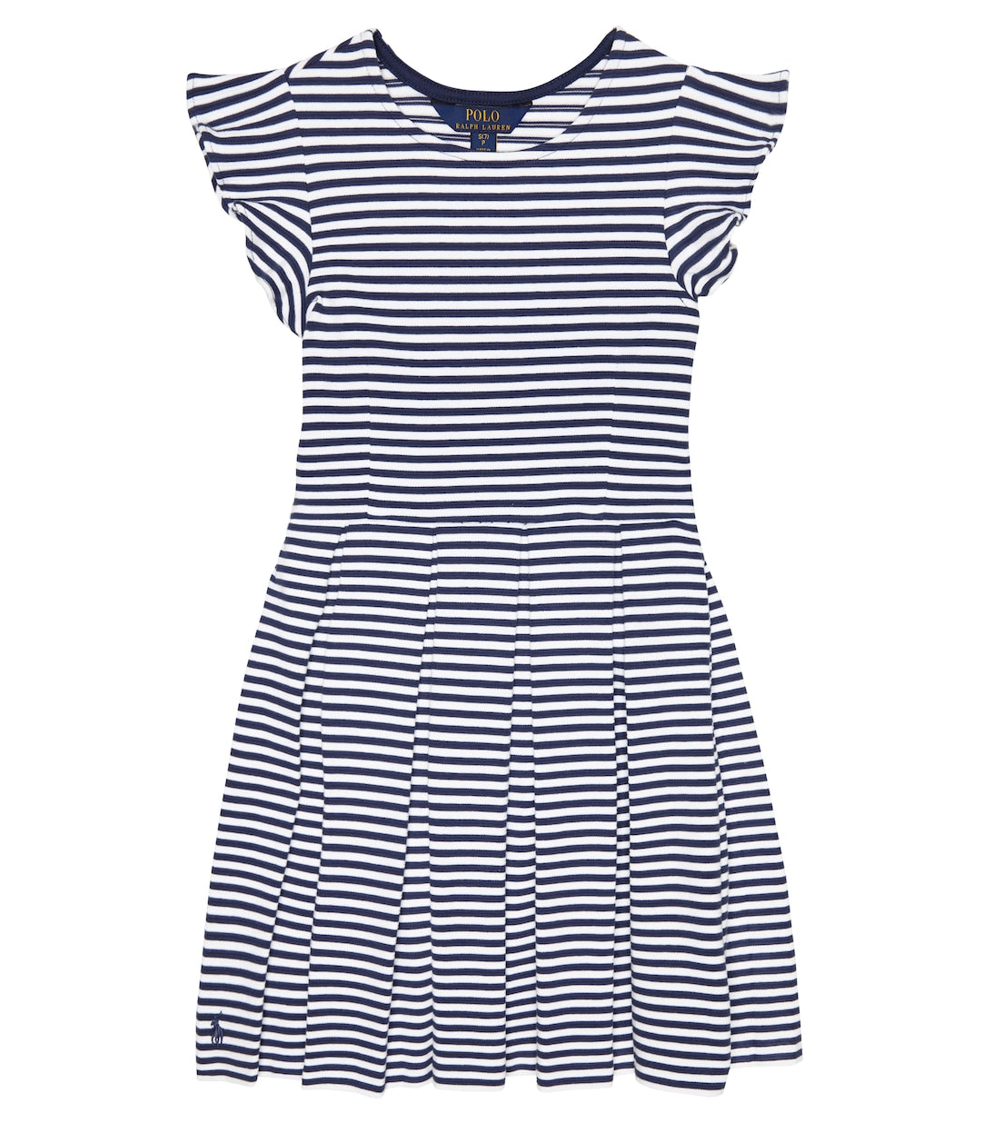 Polo Ralph Lauren striped cotton dress, blue