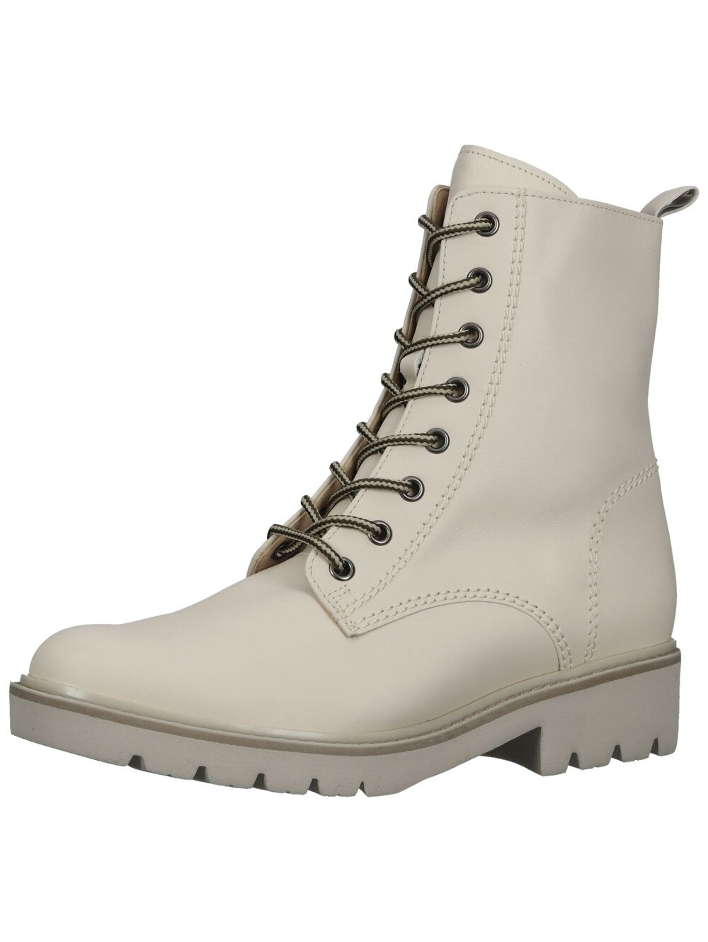 Gabor lace-up ankle boots, white