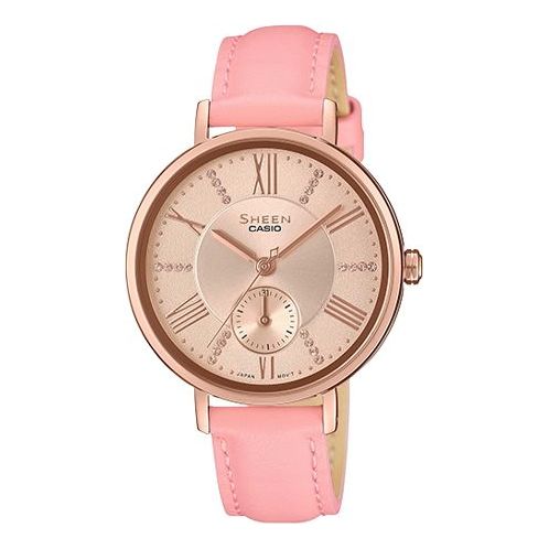 Watch CASIO SHEENSeries es Pink Analog, pink