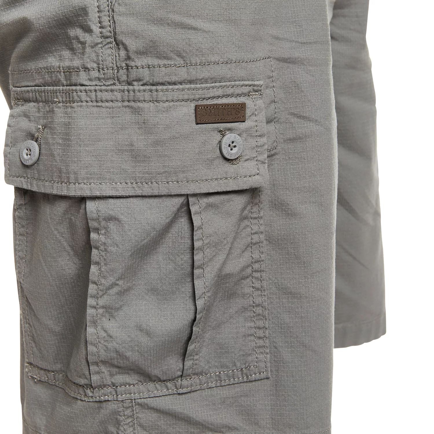 Smith's Workwear Men's Mini-Ripstop Waisted Cargo Shorts