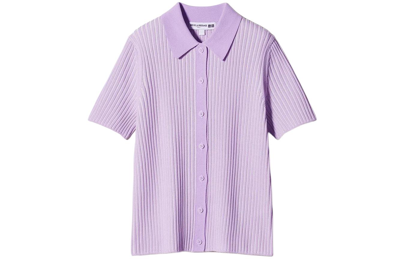 X Ines De La Fressange Knitwear Women's Lilac Uniqlo