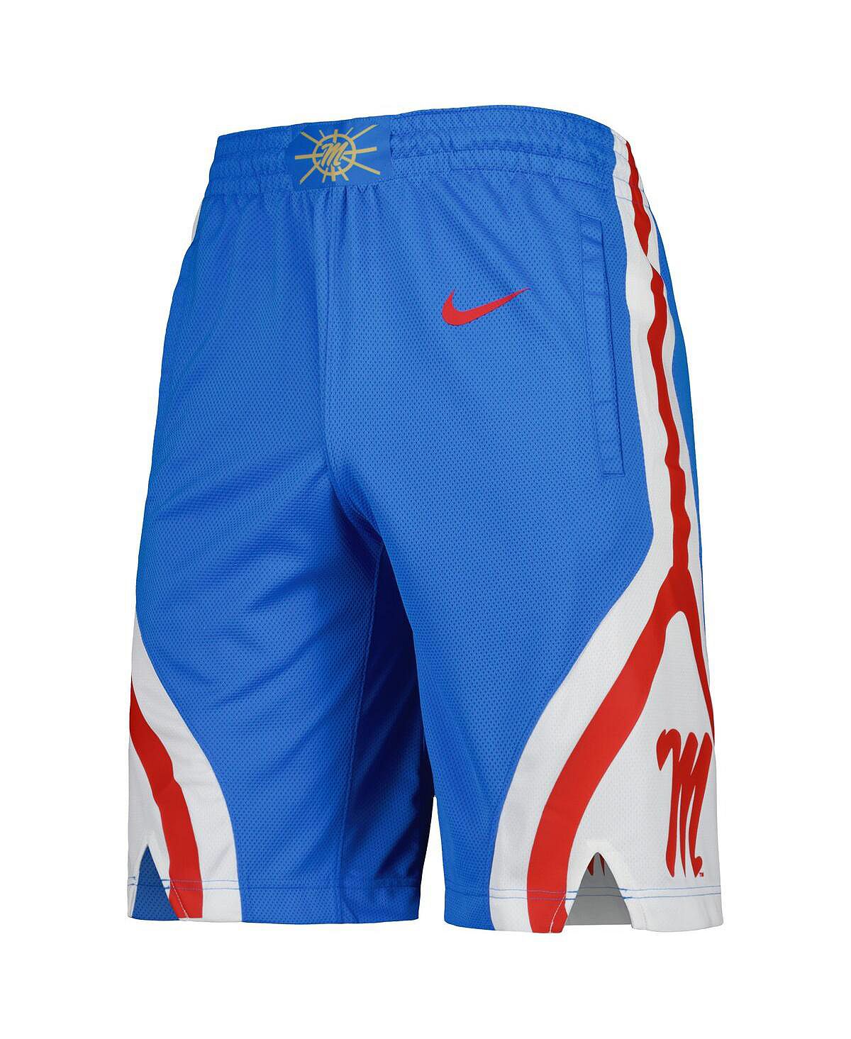 Ole Miss Rebels Replica Performance Nike Men's Blue Basketball Shorts