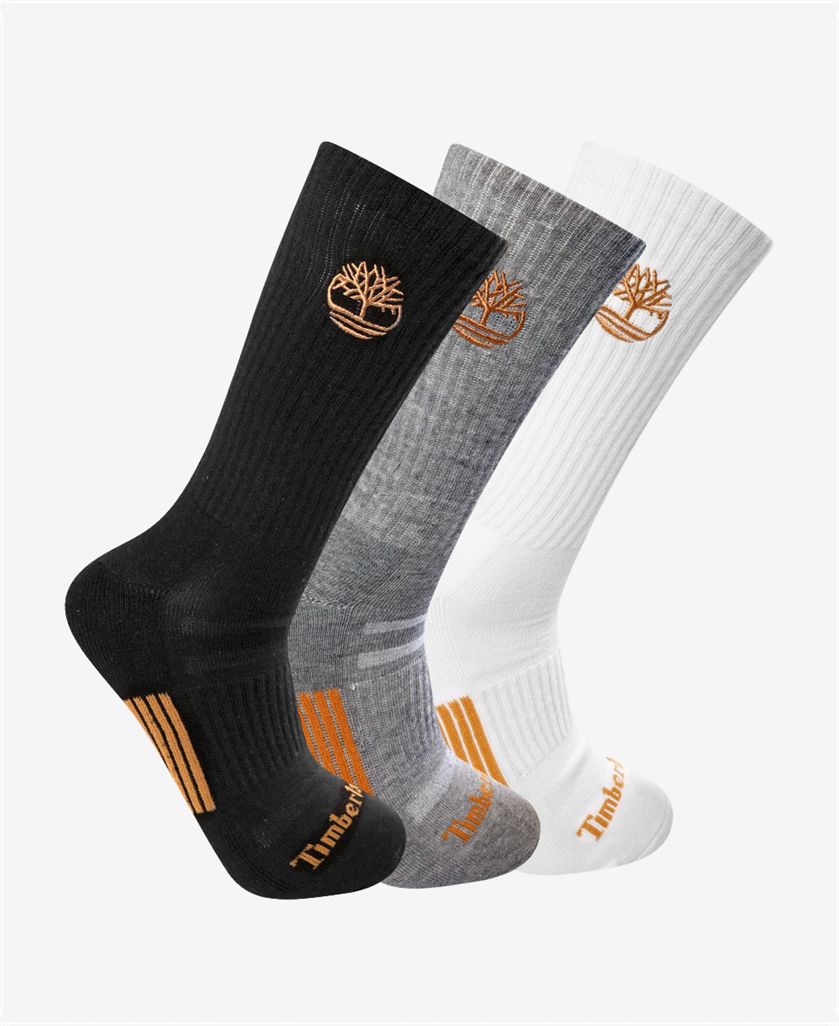 Men's Crew Socks, Pack of 3 Timberland