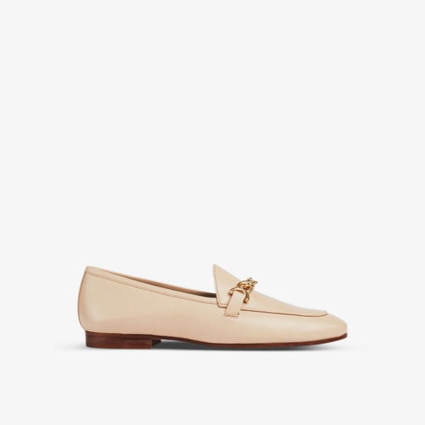 Adalynn Leather Loafers with Lk Bennett Snaffle, nat-latte