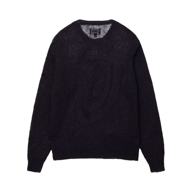 Stussy Loose Knit 'Black' Sweater, black