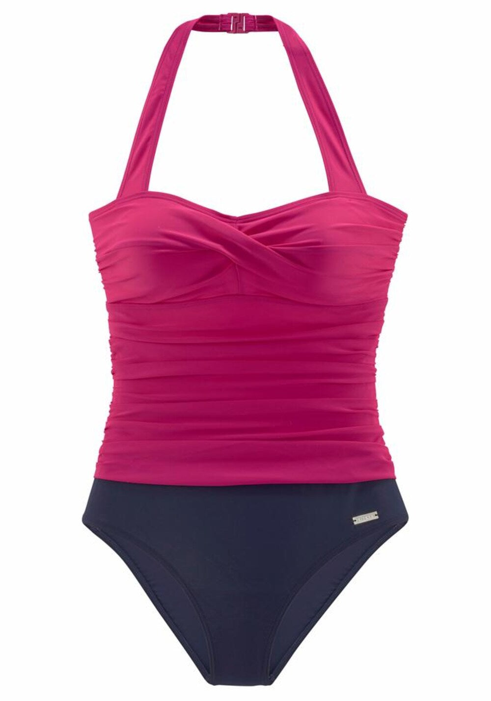 Shapewear swimsuit with balconette bra Lascana, neon pink