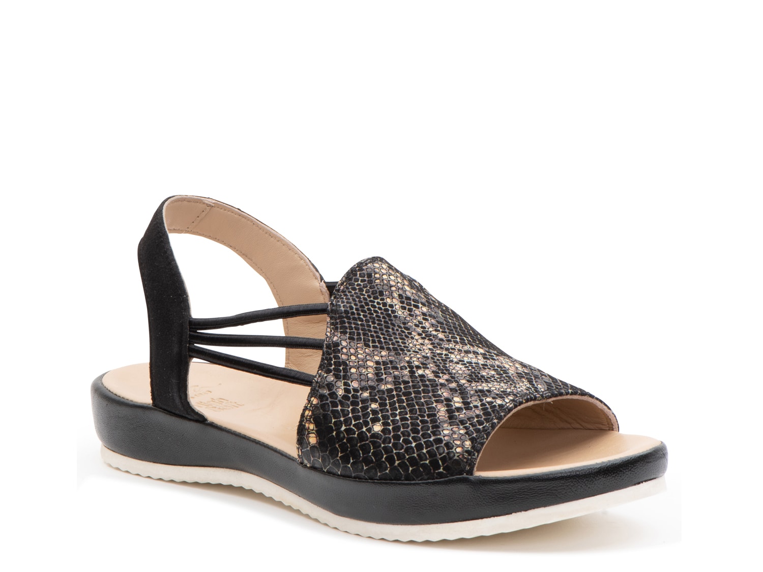 Dana Ara wedge sandals, black