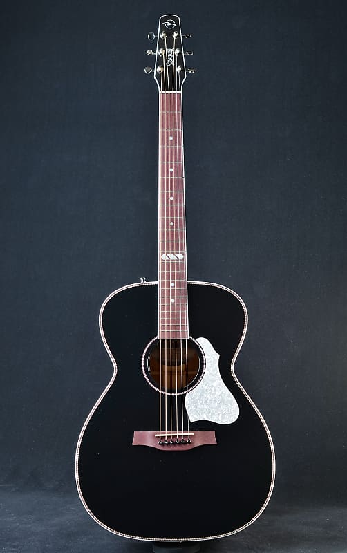 Seagull Artist Black Tuxedo Anthem EQ Acoustic Guitar