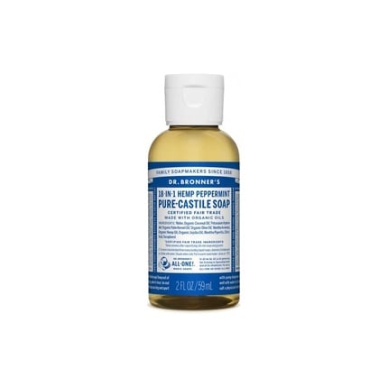 Liquid soap “Peppermint” 60 ml, Dr. Bronner's