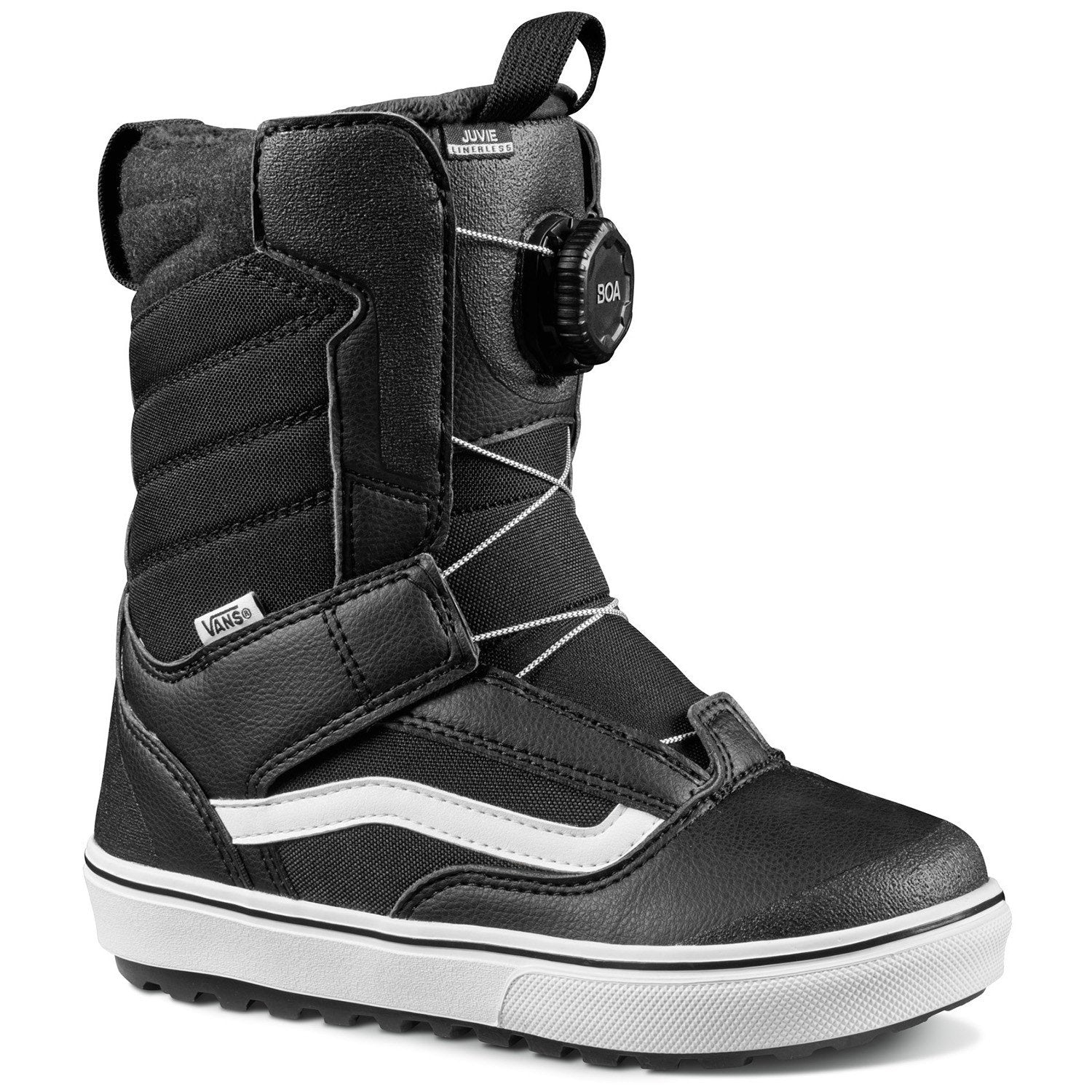 Vans Juvie Linerless Snowboard Boots, Black