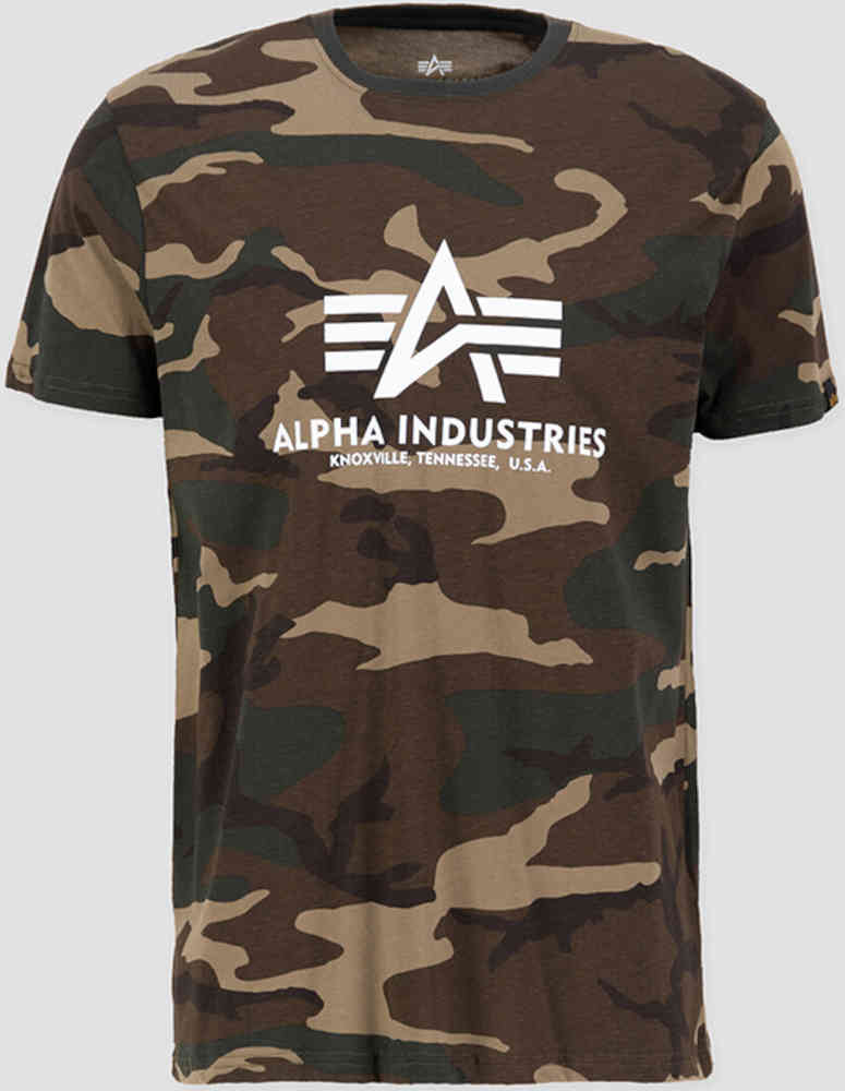 تي شيرت Alpha Industries Basic Camo، مموه