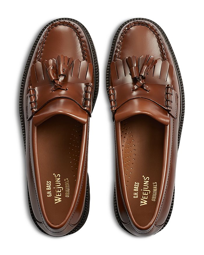 Layton Lug Weejun G Men's Tassel Loafers. Bass