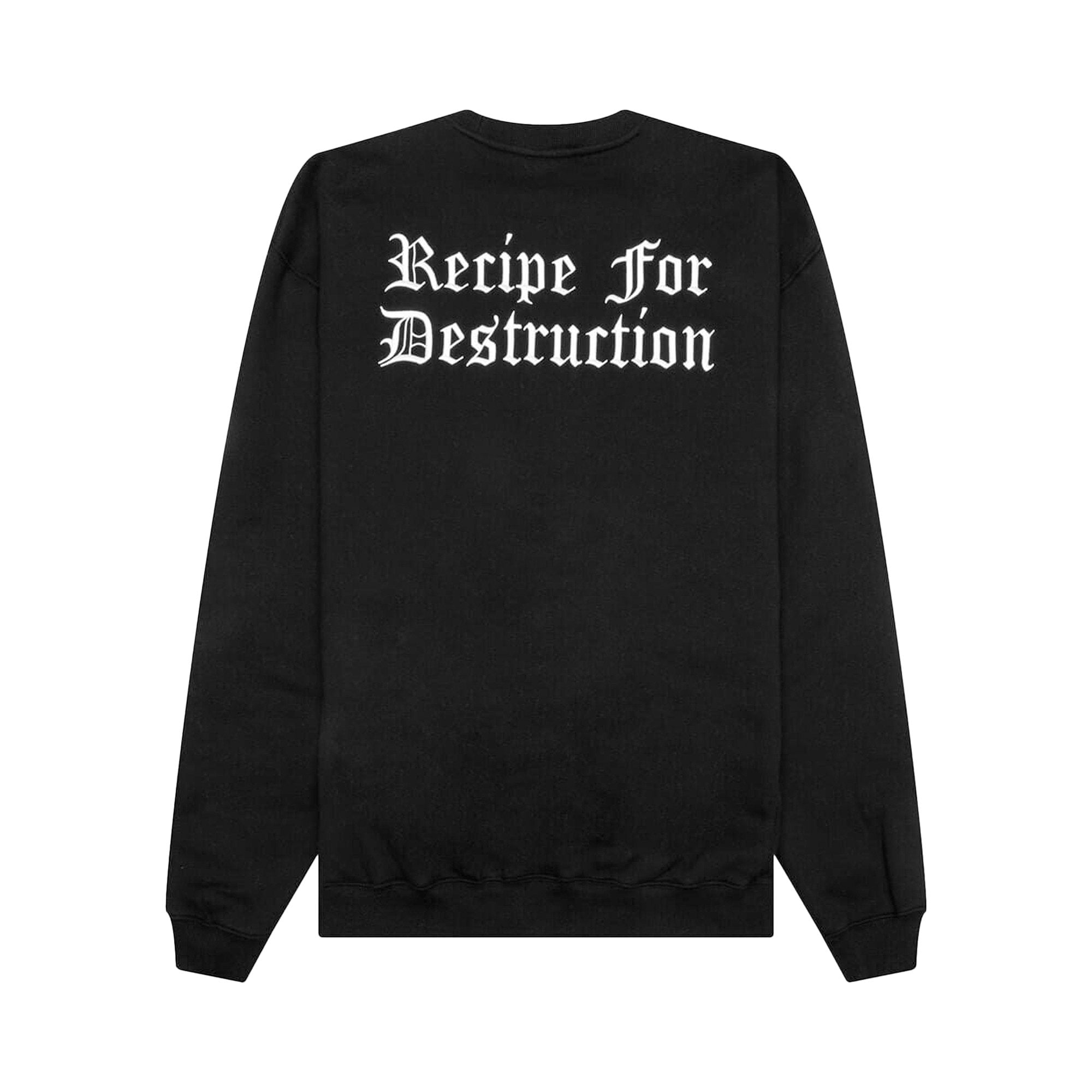 Pleasures Recipe Crewneck Black