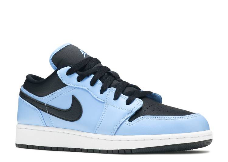 حذاء رياضي AIR JORDAN 1 LOW GS 'UNIVERSITY BLUE BLACK'، أزرق