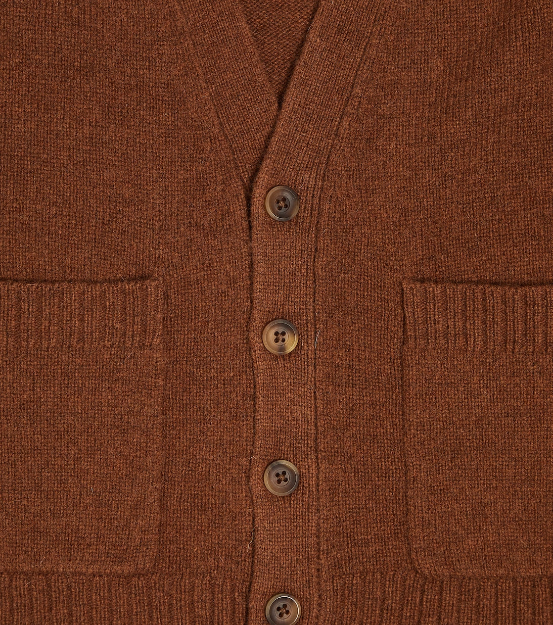 Timon Morley wool blend cardigan, brown