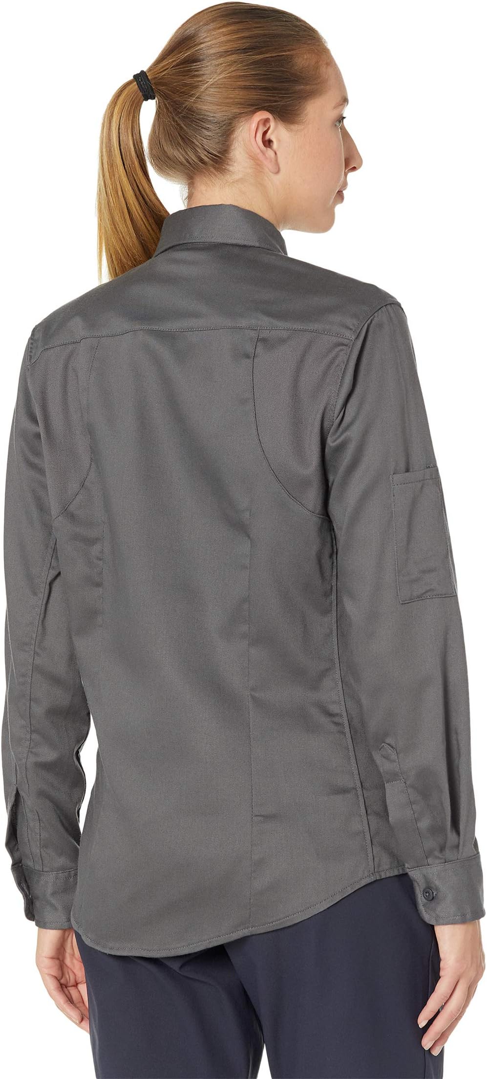 iQ Series Comfort Bulwark FR Woven Long Sleeve Shirt in Charcoal