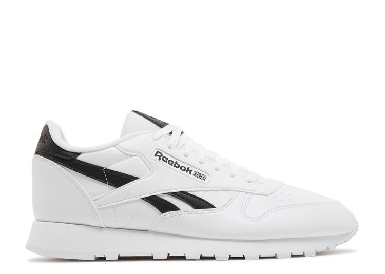 حذاء رياضي Reebok CLASSIC VEGAN 'WHITE BLACK' باللون الأبيض