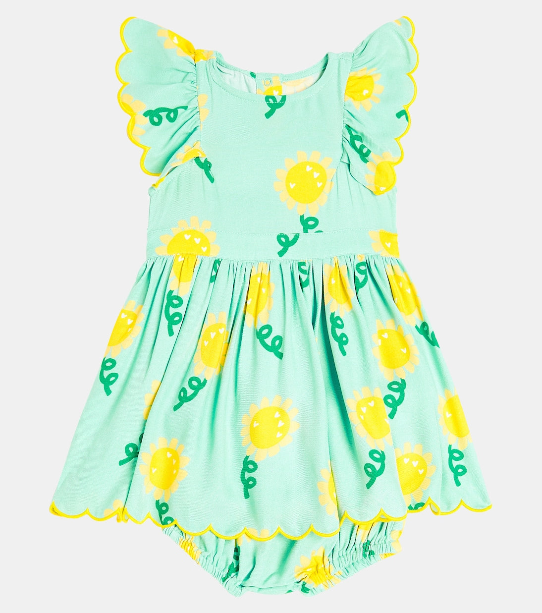 Stella McCartney children's dress with print and bloomers, multicolor