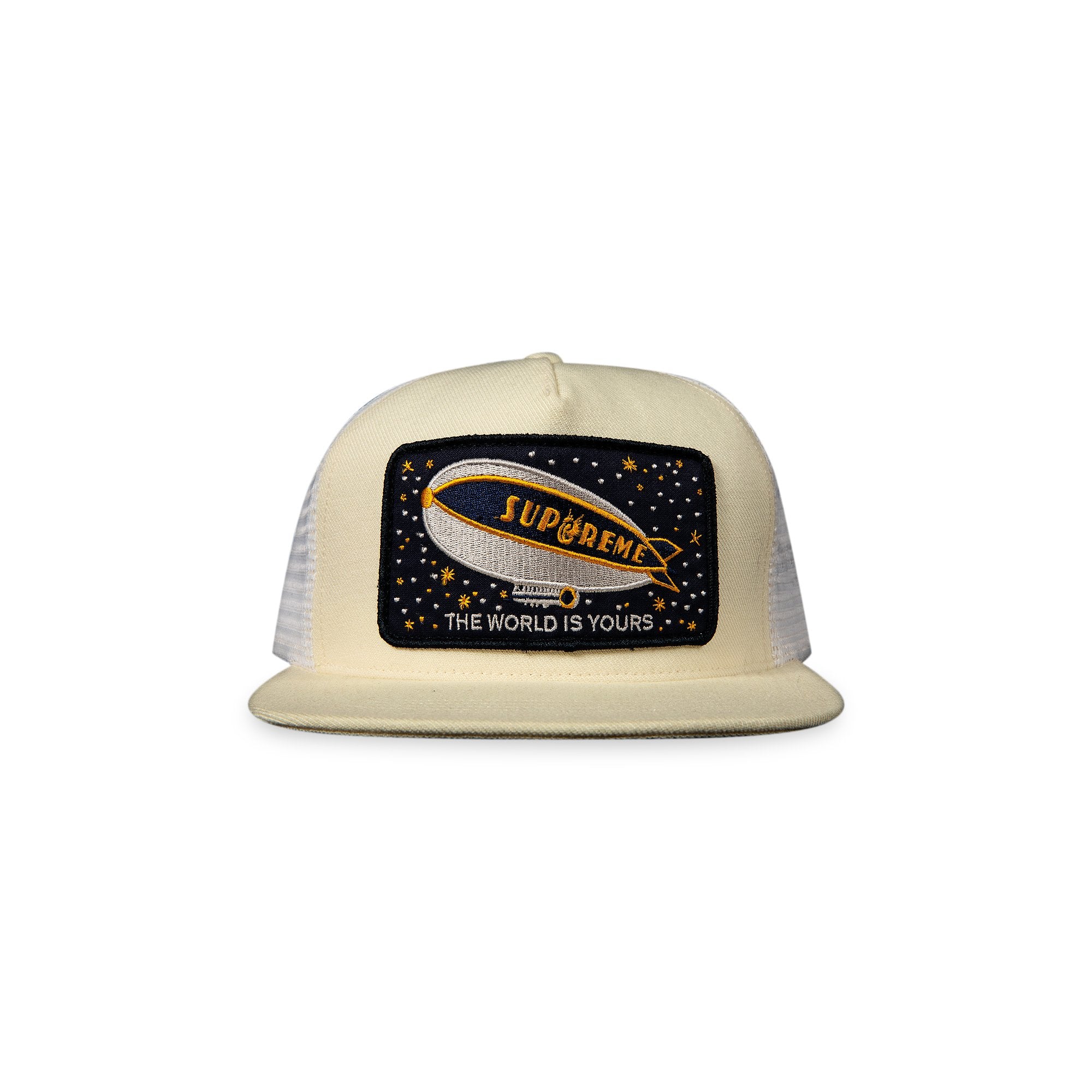 Supreme 5-Panel Mesh Back Blimp, White