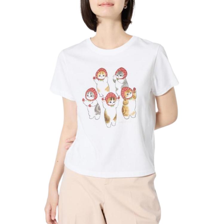 Women's white t-shirt Uniqlo