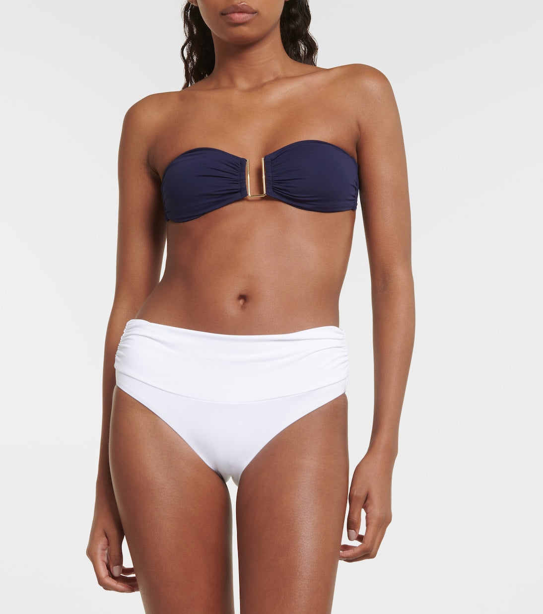 Barcelona Melissa Odabash bandeau bikini top, blue