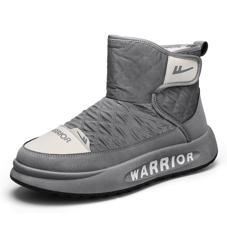 Winter boots men's gray Warrior