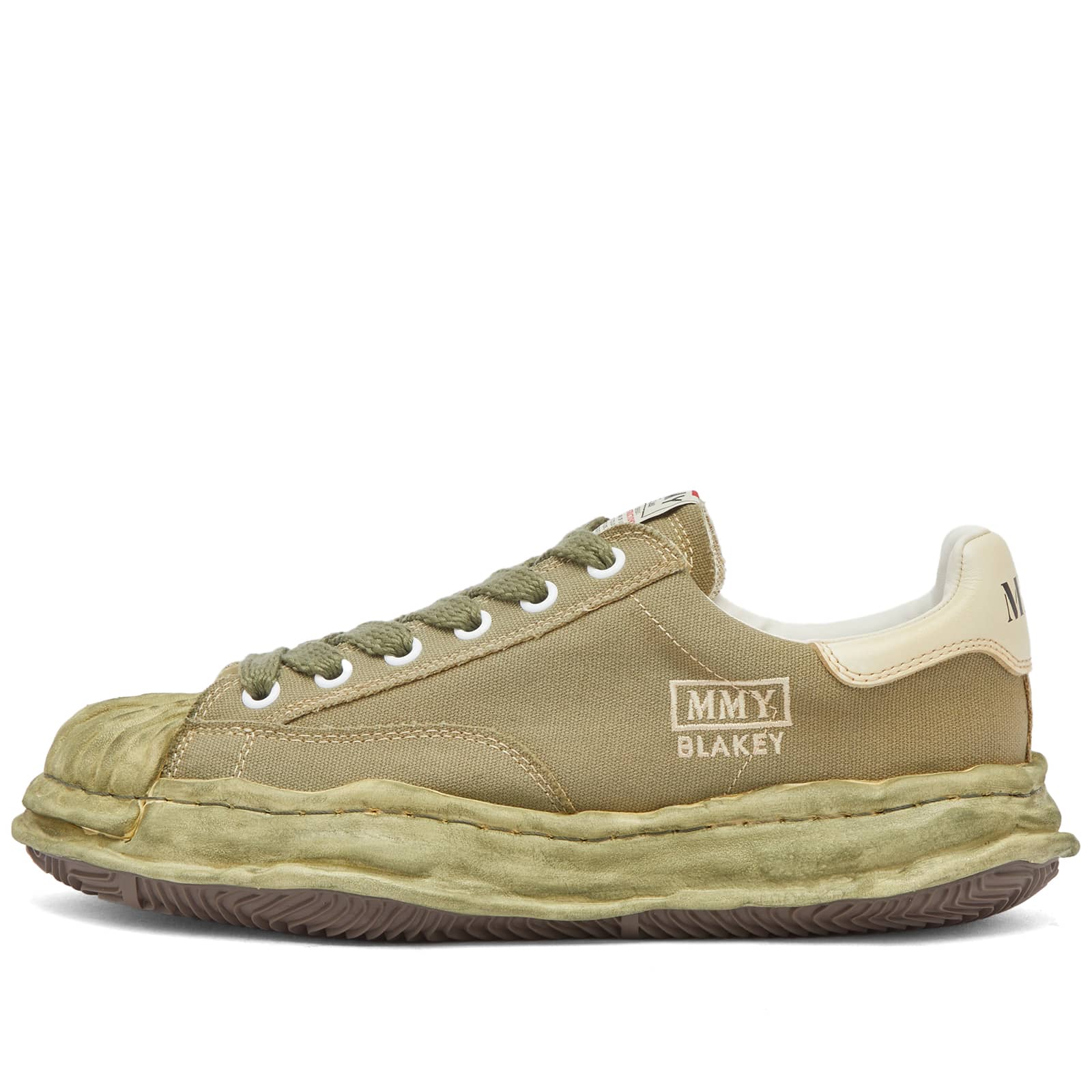 Sneakers Maison Mihara Yasuhiro Blakey Low Original Sole Canvas Sneak, khaki