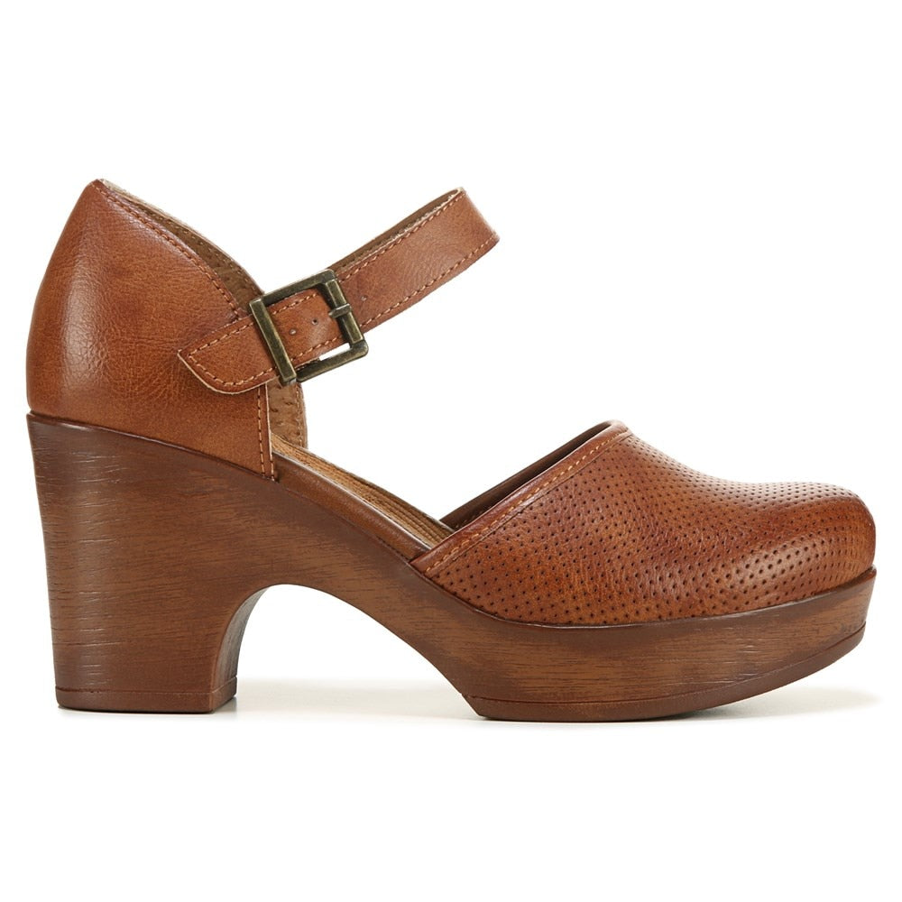 Women's clogs Gia Mary Jane B., tan