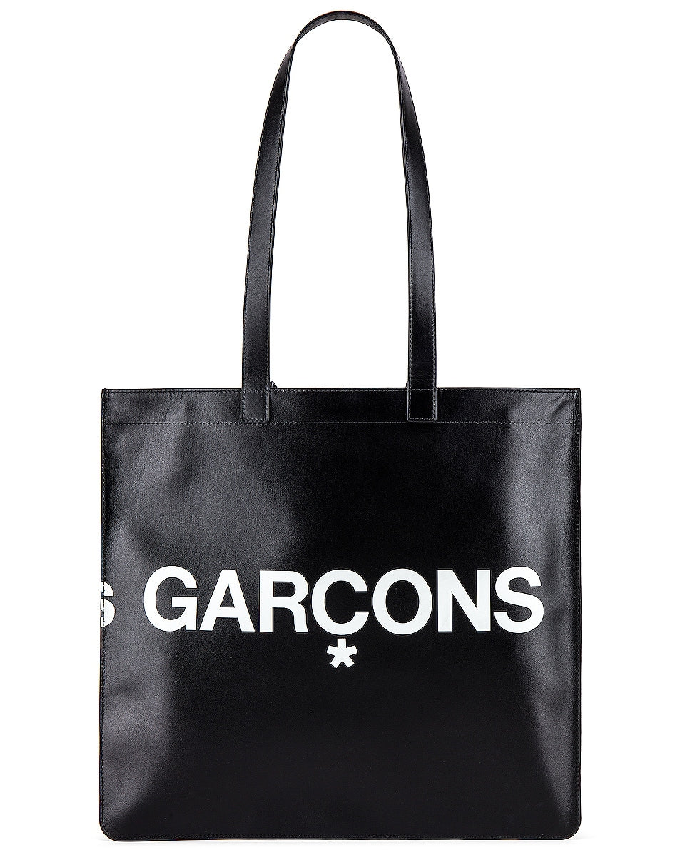 Comme des Garçons Huge Logo tote bag, black