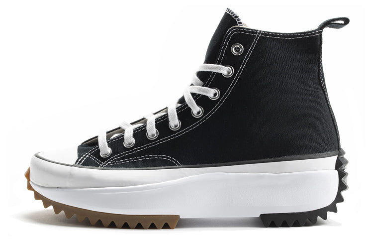 Converse Run Star Hike Hi Black White Elastic