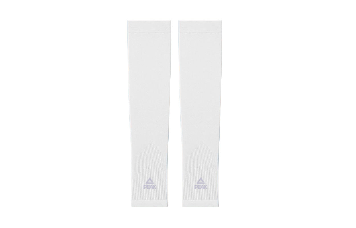 PEAK Unisex Sun Protection Sleeves, White