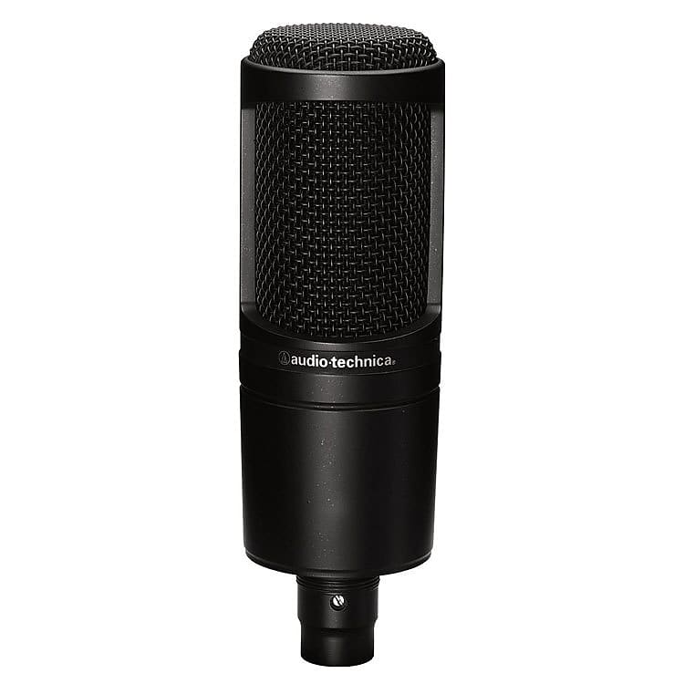 ميكروفون مكثف قلبي الشكل ذو غشاء كبير من Audio-Technica AT2020