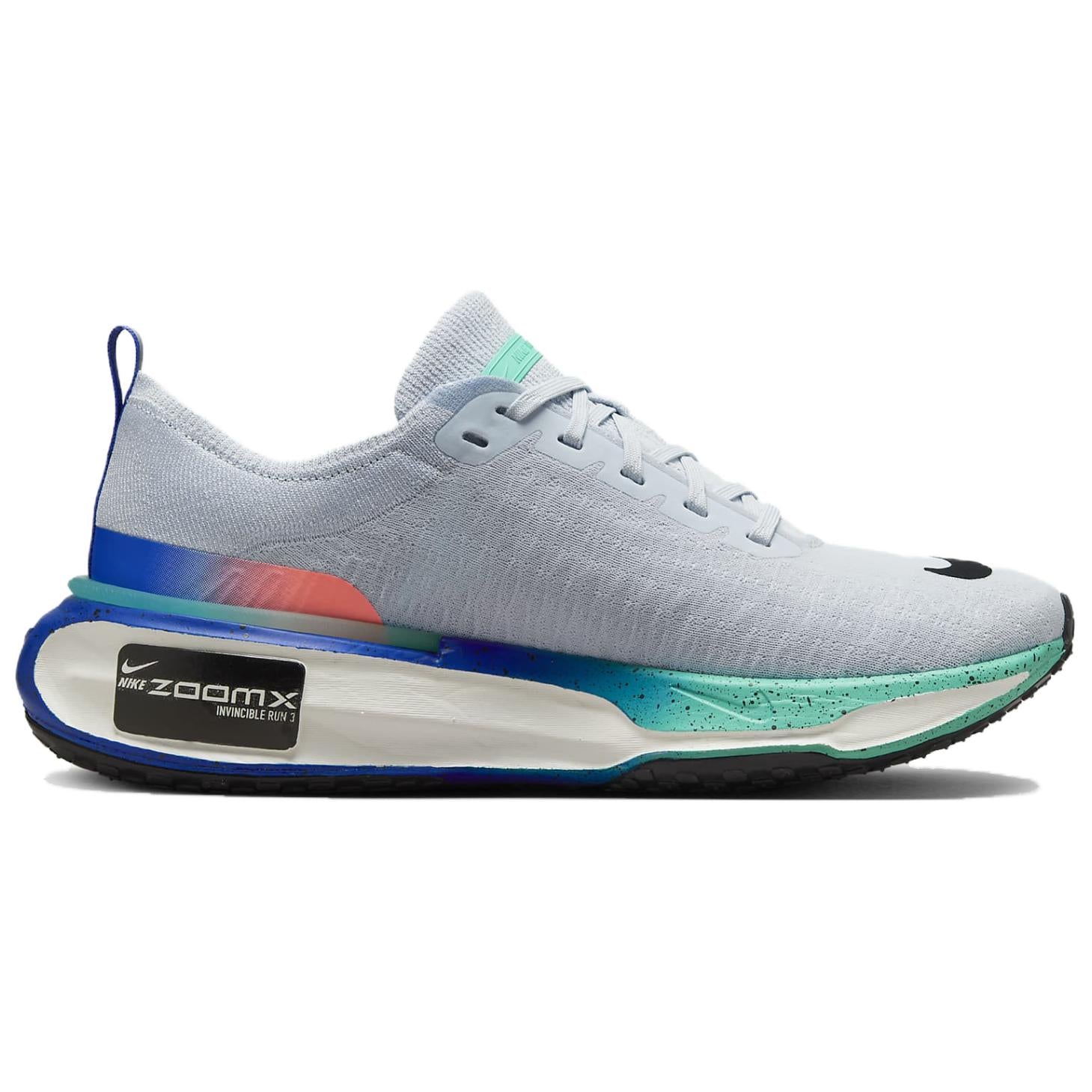 ZoomX Invincible Run 3 Pure Platinum Bright Mango Cool Mint Nike Grey/Blue