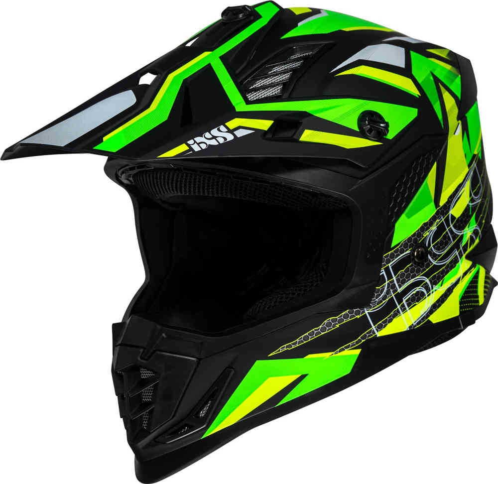 iXS363 2.0 IXS motocross helmet, black yellow