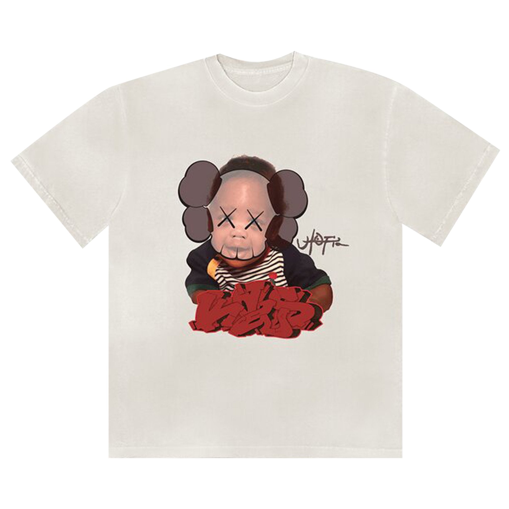 Cactus Jack T-Shirt by Travis Scott Utopia x Kaws Tee I White