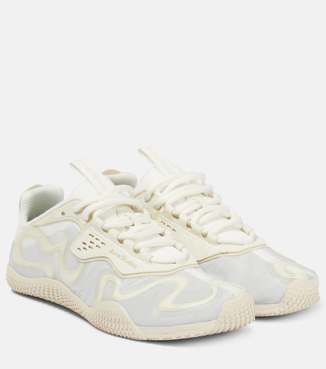 Acne Studios Leather Sneakers, White