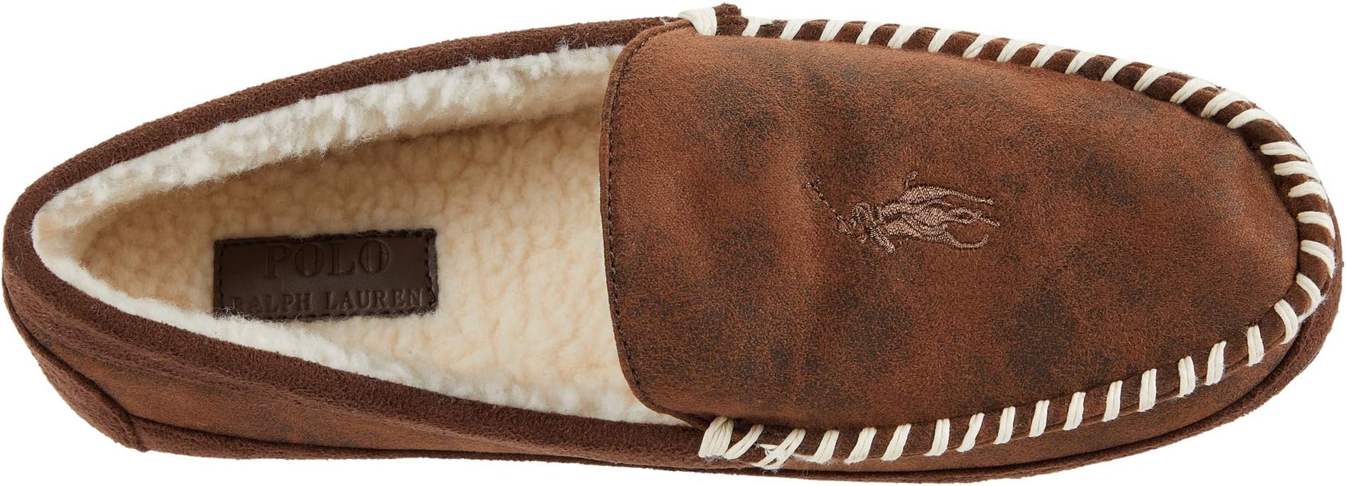 شبشب Cali II Moccasin Slipper Polo Ralph Lauren، بني